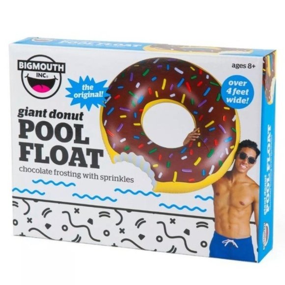 Big Mouth Inc. Other - Giant Chocolate Donut Pool Float NEW